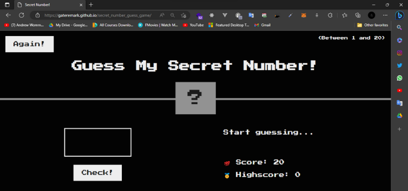 Secret Numbers